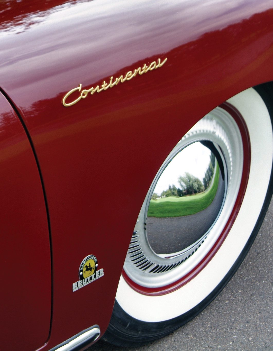 1955 Porsche 356 Continental Turbine Wheel Trims
