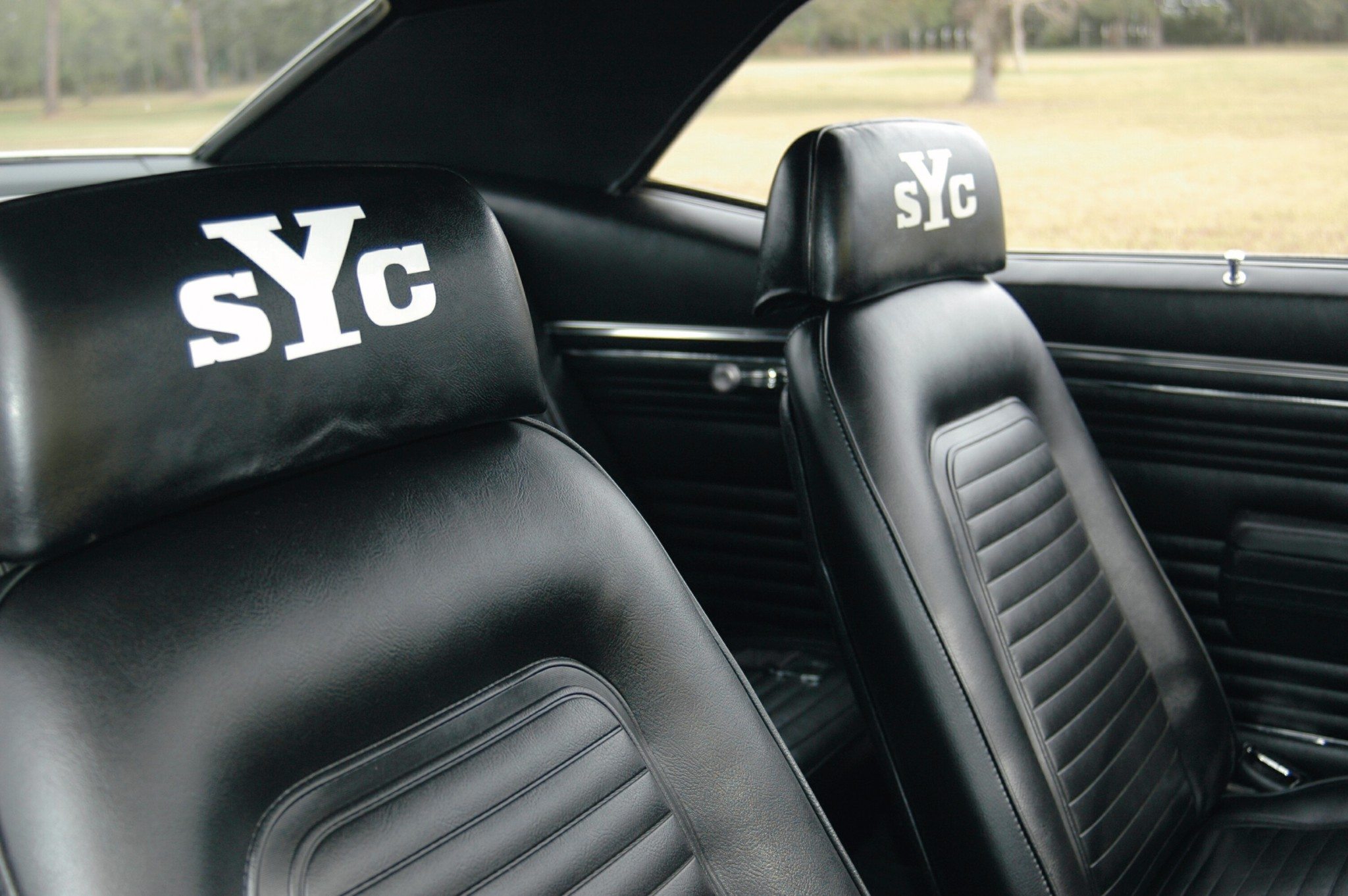 1969 Super Yenko Camaro Interior Headrests