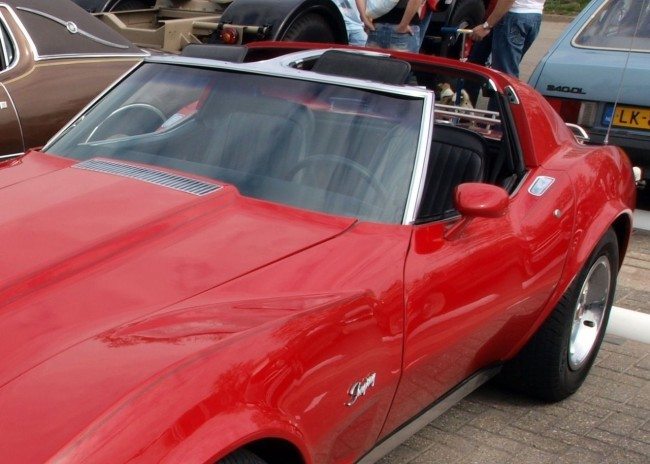 A C3 corvette with T-Tops