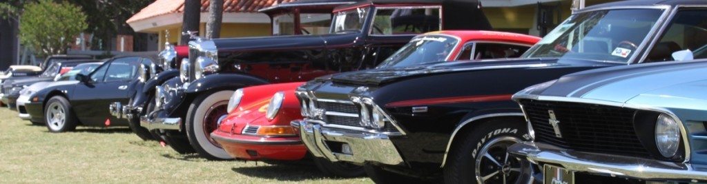 Row Of Classic and Collector Cars